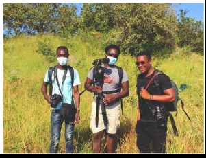 RECA crew working on location
